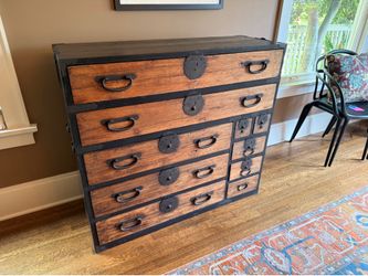 Antique Japanese Tansu Chest