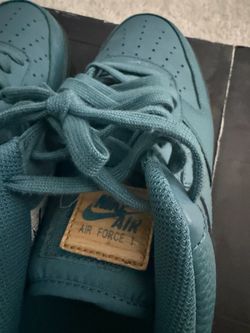 Nike Air Force 1 Teal Low-Top Sneakers