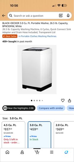 Portable Washer and Dryer New-Used!!
