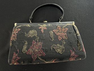 VINTAGE 1960sHANDBAG - SNAP CLOSE/AMAZING CONDITION INSIDE & OUT!