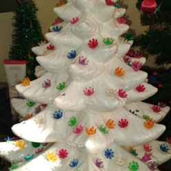 Vintage Ceramic Christmas Tree 