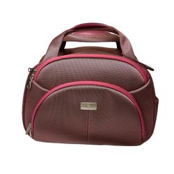 Mercedes Benz Samsonite overnight luggage bag carry-on Metallic Like Shades of Pink purple