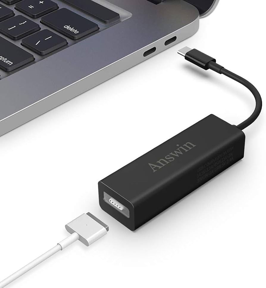 Answin MagSafe 1&2 to USB-C Adapter for MacBook, Pro & Air, iPad Pro, iPhone etc