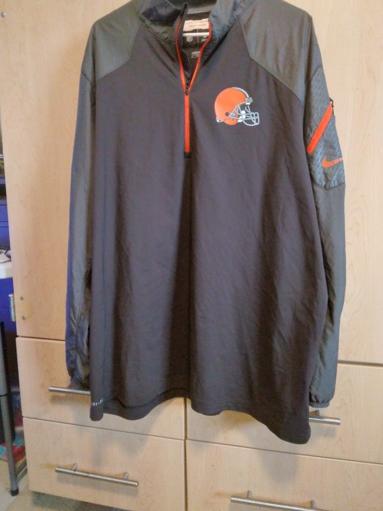 OFFICIAL NFL NIKE PULLOVER SIDELINE JACKET