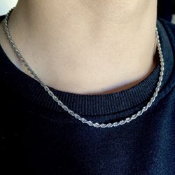 Rope Silver Chain
