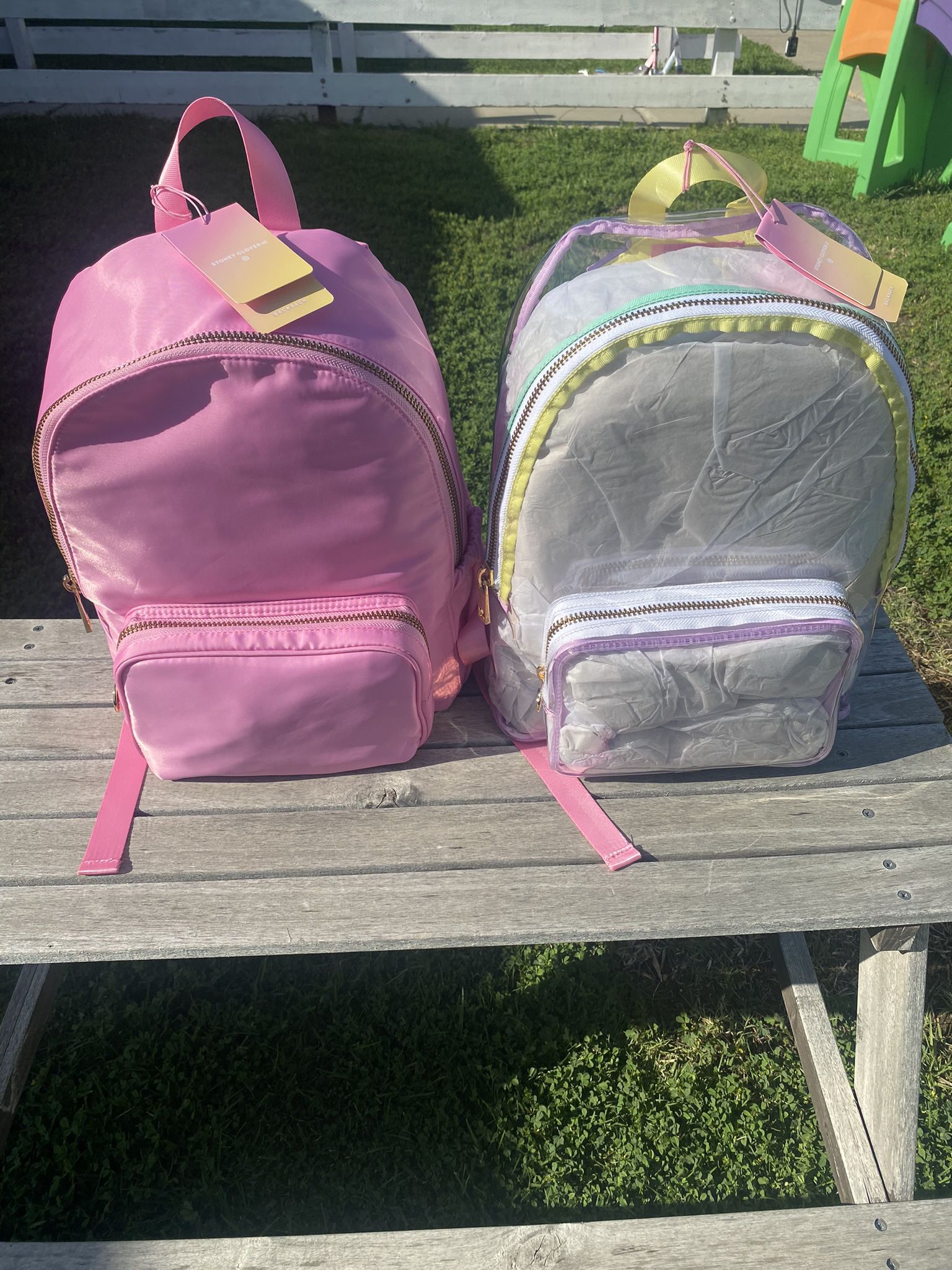 NWT Stoney Clover Lane x Target Transparent And Pink Backpack (sold  Individually ) for Sale in Claremont, CA - OfferUp