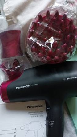 Panasonic EH-NA65 Hair dryer and all accessories