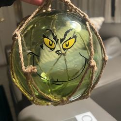 Glass Grinch Green Fishing Floater Style Nautical Decor