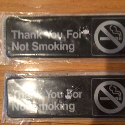 New No Smoking Signs $5 Ea