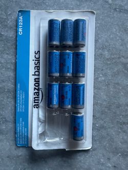 CR123A lithium 3v batteries