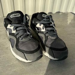 Nike Air Max Go Strong Running Shoes 418115 012 Gray Black Size 8.5 No Insoles