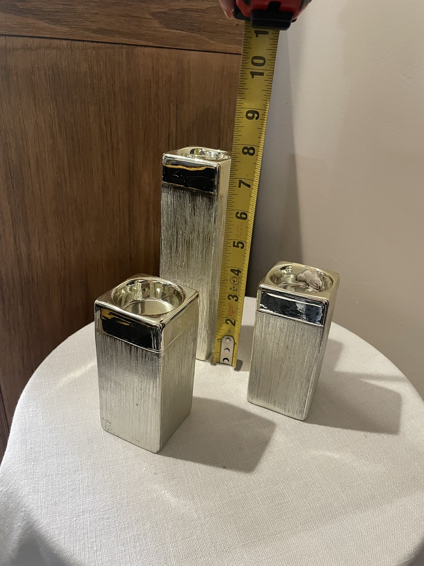 Ceramic Candle Holders (3)