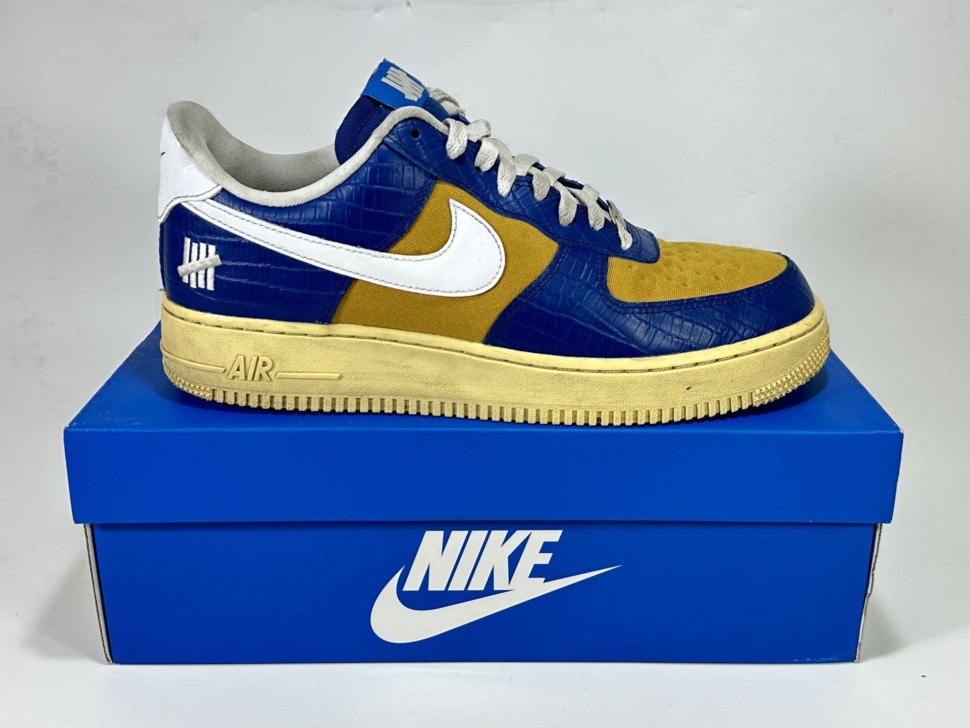 Size 10 - [NEW] Men\'s Undefeated X Nike Air Force 1 Low SP Shoes Blue DM8462-400 NEW Undefeated Nike Air Force 1 Low SP Court Blue DM8462-400  main image 3