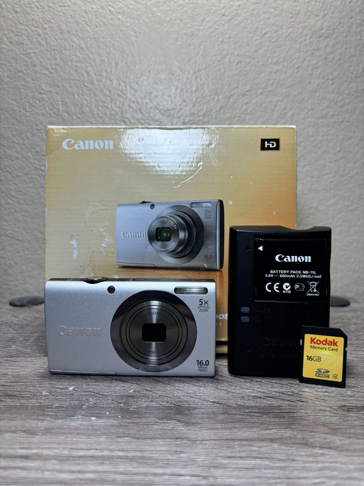 Canon PowerShot A2300 HD 16.0MP Compact Camera