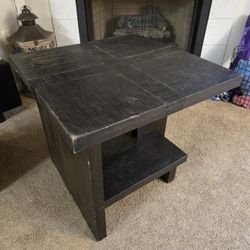 Black Wood Table