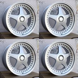 Brand New OZ Racing Futura Style 19” Staggered Wheels 5x108/5x114.3 +35 Fits Honda Toyota Nissan