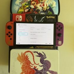 Nintendo Switch OLED Pokemon Scarlet And Violet Edition 