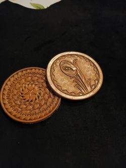 Leather Coasters...Misc ... To Order Set 