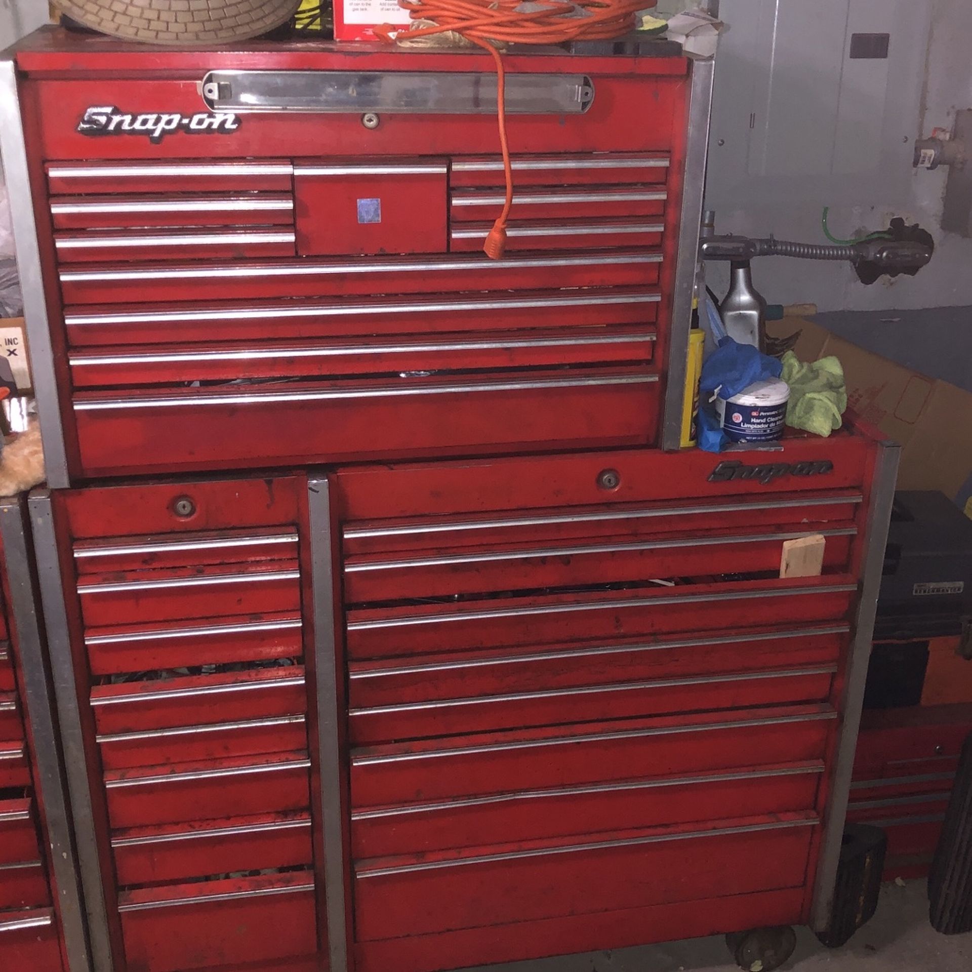 Snap On Tool Boxes Fully Equipped With Every Tool