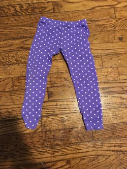 3T purple cotton pajama pants