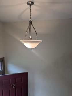 Brushed Nickel Chandelier