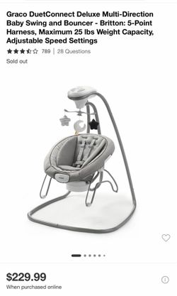 GRACO bouncer and swing
