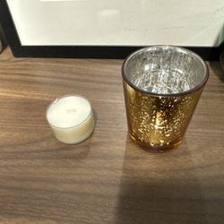 Letine Gold Votive Candle Holders