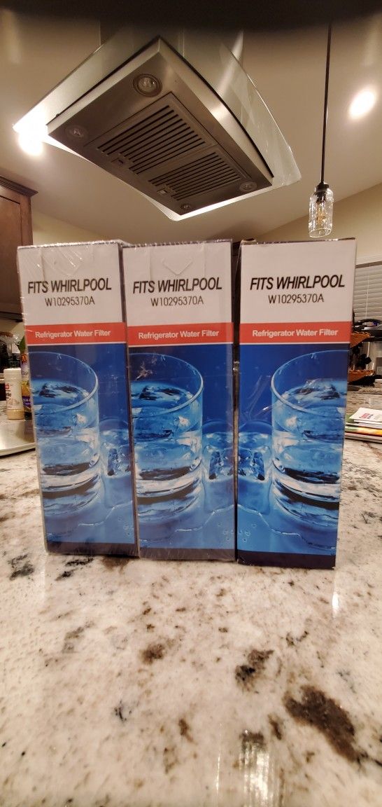 3 Refrigerator Water Filters Model W10295370A