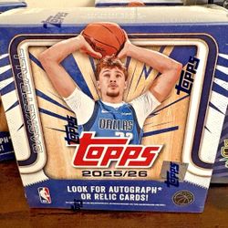 Topps 2025/26 NBA Basketball Mega Box 