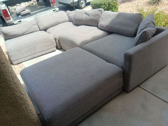 ////BEST OFFER/////// 5 Piece Gray Modular  Sectional Sofa Couch-DELIVERY AVAILABLE!!!!!!!