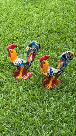 Mexican Talavera Rooster