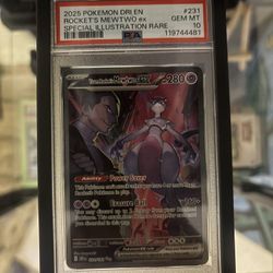 Pokemon Team Rockets Mewtwo Ex PSA 10