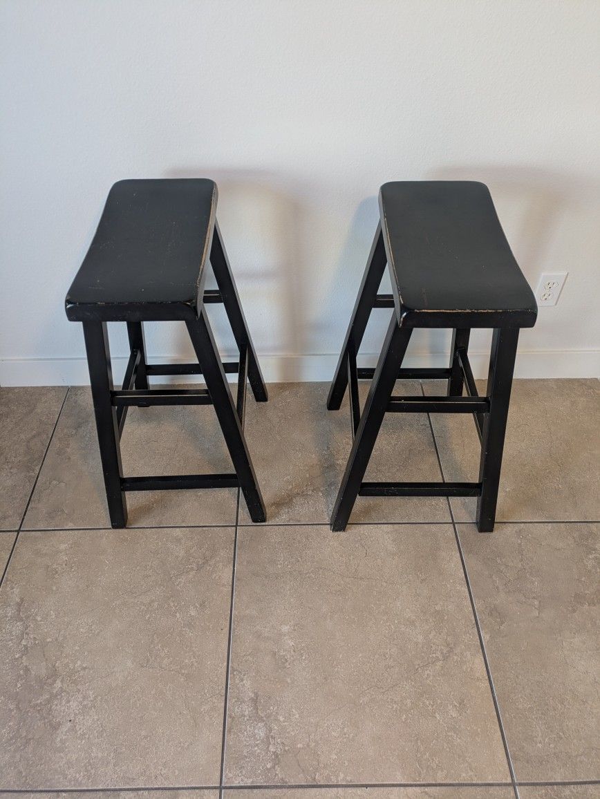 Worn Bar Stools 