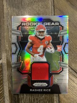 2023 Prizm Kansa City Chiefs Rasher Rice Rookie Card