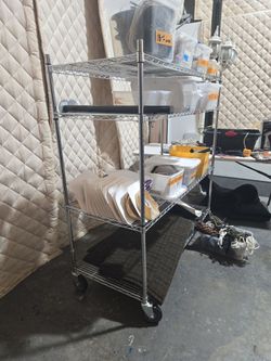 Industrial wire shelf