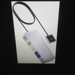 New Anker Docking Station 553 Kvm Switch For PC And Laptops Dual 4k USB C HDMI Display Ports 