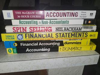 Accounting Books $10 all