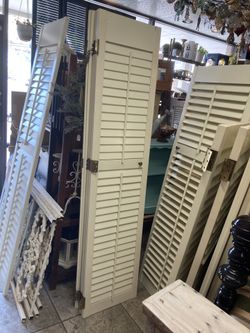 Salvaged Plantation Shutters