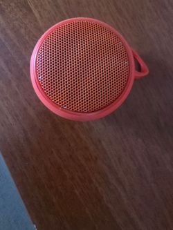 Red Portable Bluetooth Speaker