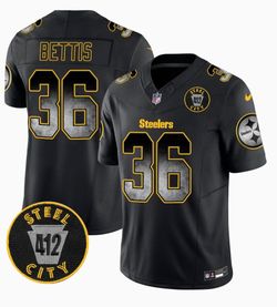 Nike Pittsburgh Steelers Jerome Bettis #36 Jersey Size L