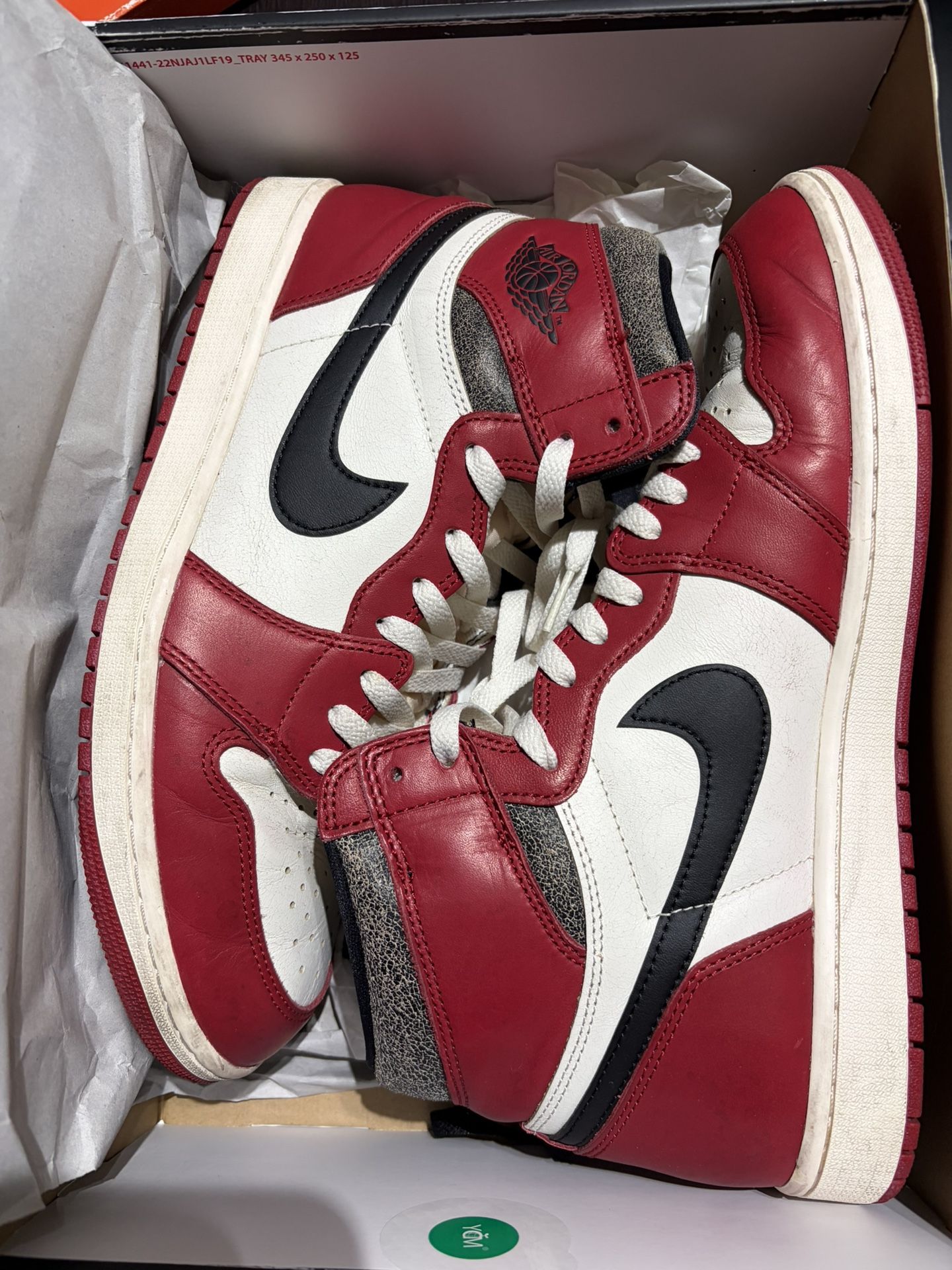 Jordan 1 Lost And Found Size 12
