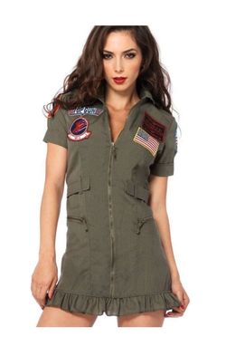 Woman’s Top Gun Halloween Costume