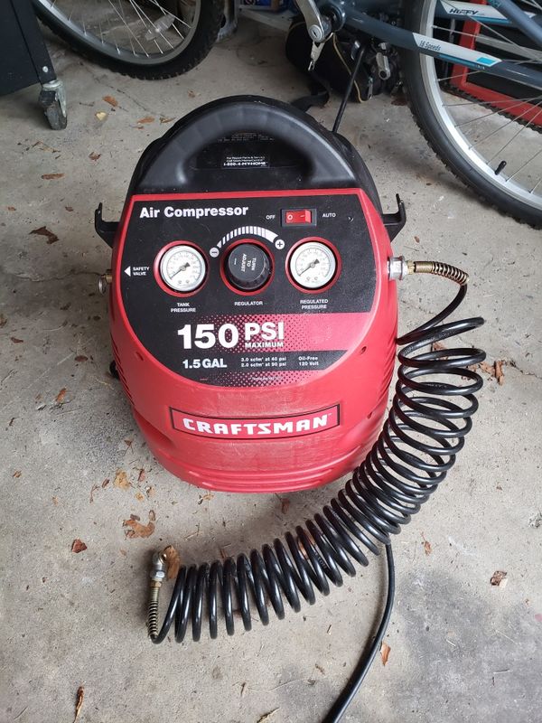 Craftsman 150 psi portable air compressor 1.5 gallon for Sale in