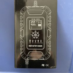 10-Amp Smart Battery Charger, 12V/10A 24V/5A