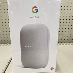 Google Nest Audio - Smart Speaker with Google Assistant - Chalk