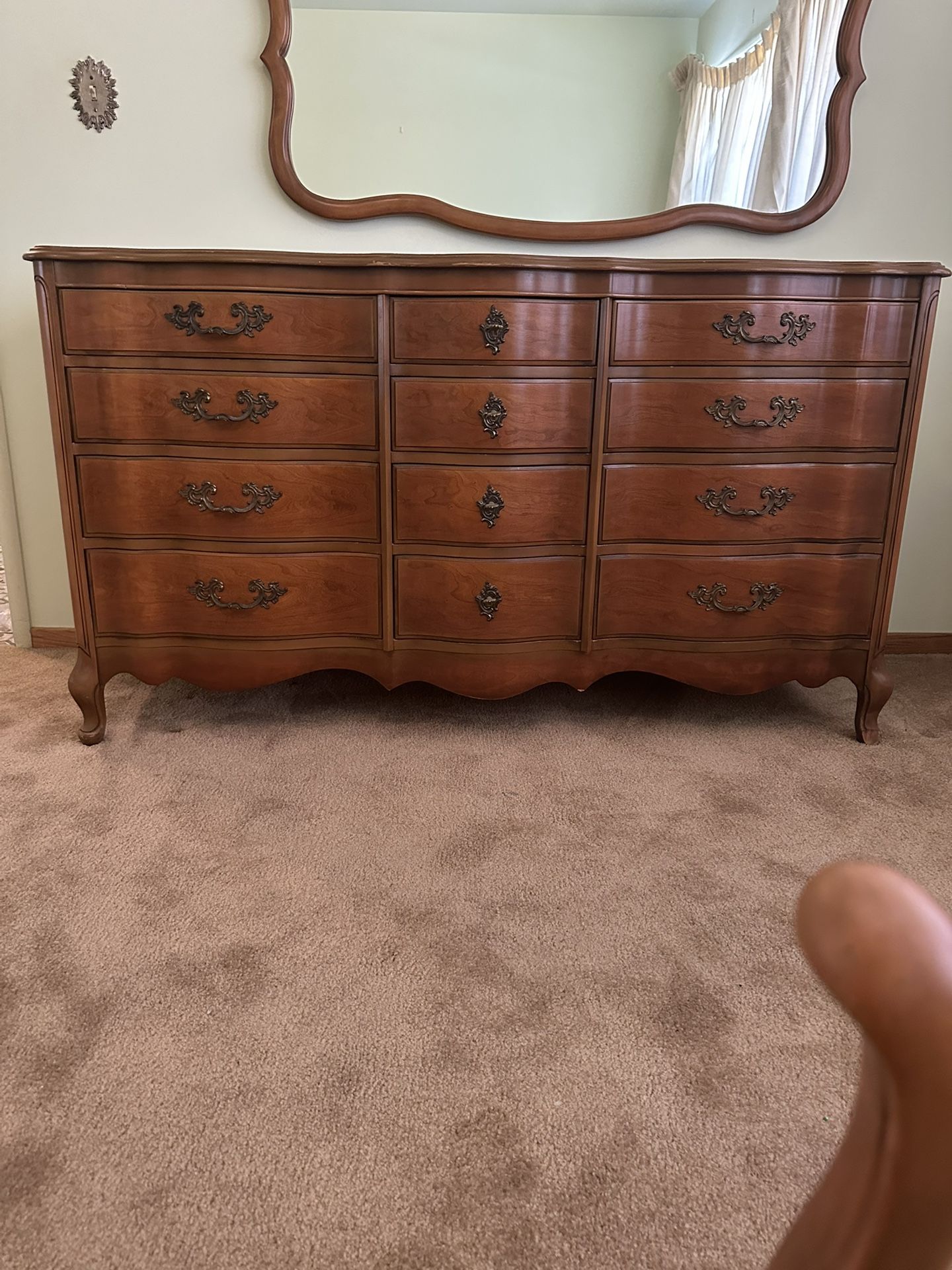 Vintage Wooden Bedroom Set