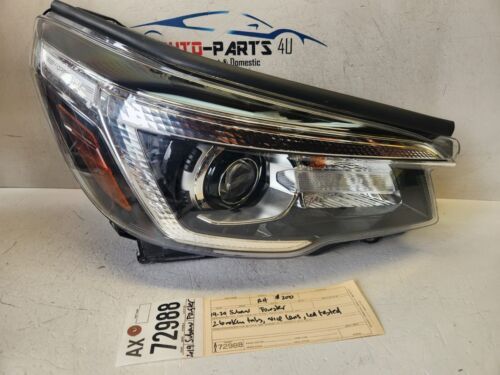 2 brokentab 2019 - 2020 SUBARU FORESTER RH BI FUNCTIONAL LED HEADLIGHT OEM AX72988