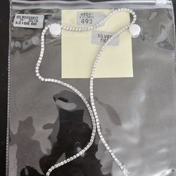 Moissanite Necklace 24" 22 CTW