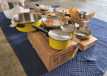 Vintage 70s cookware --- $365