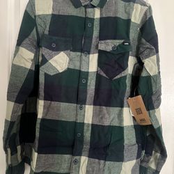 Brand New With Tags Vans Flannel Size S Men